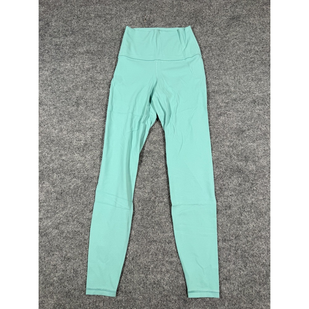Old Navy Active StudioSmooth 7/8 Leggings Womens XS Mint Green Go-Dry High-Rise